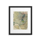 Vintage Map of The Texas Oil and Gas Fields (1920) Framed Art Print Gallery Image 5