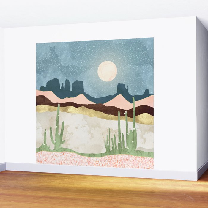 Desert Bloom Wall Mural Gallery Image 2
