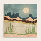Desert Bloom Wood Wall Art Gallery Image 1