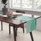 Cosmic Romance, Love Passion Race Diversity, Anti-racism Equality Mindset Society, Community Marriage Couple Interracial Painting Table Runner Gallery Image 2
