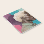 Cosmic Romance, Love Passion Race Diversity, Anti-racism Equality Mindset Society, Community Marriage Couple Interracial Painting Notebook Gallery Image 3