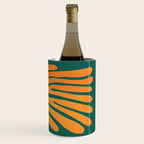 Pine Green & Tangerine: Matisse Paper Cutouts 01 Wine Chiller Gallery Image 3