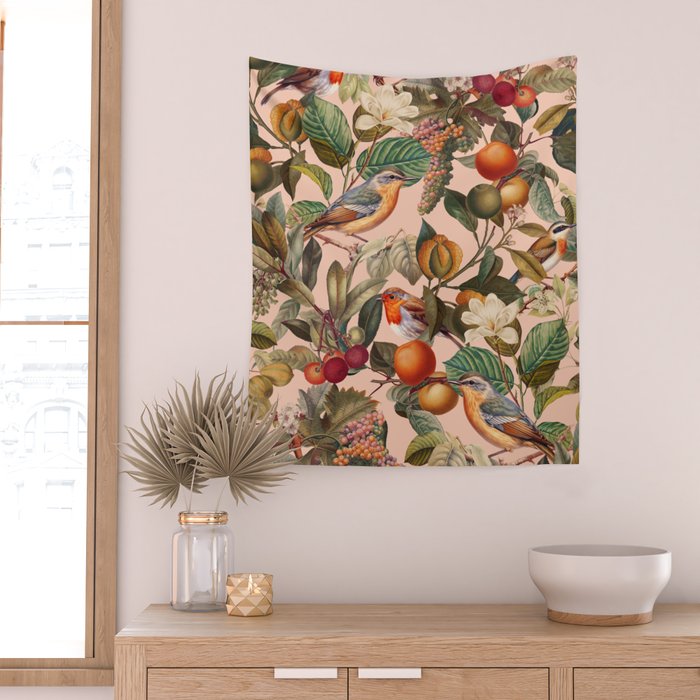 World of Birds VIII Wall Tapestry Gallery Image 2