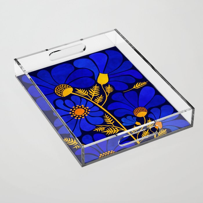 Wildflower Garden Acrylic Tray Gallery Image 1