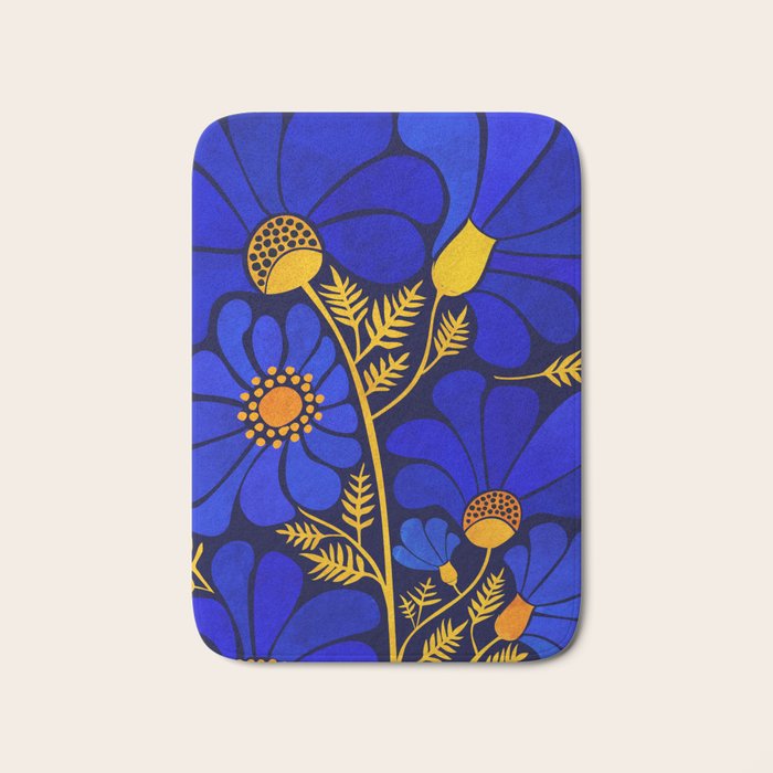 Wildflower Garden Bath Mat Gallery Image 1