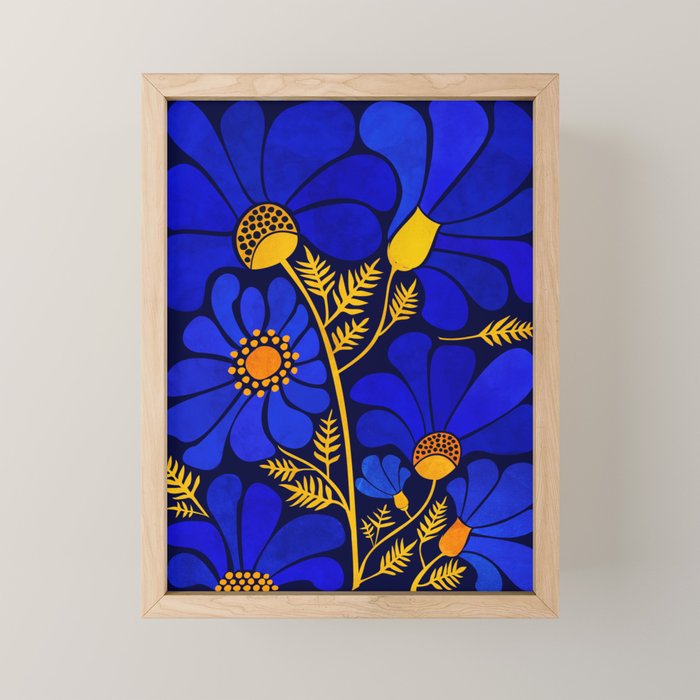 Wildflower Garden Mini Art Print Gallery Image 1