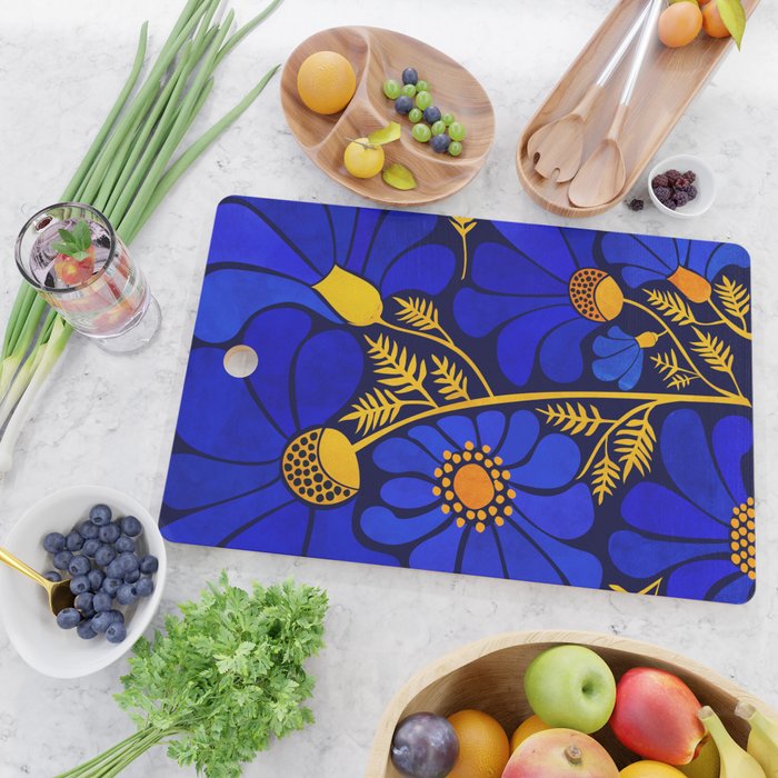 Wildflower Garden Cutting Board Gallery Image 2