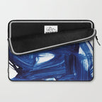 Navy Brush Laptop Sleeve Gallery Image 2