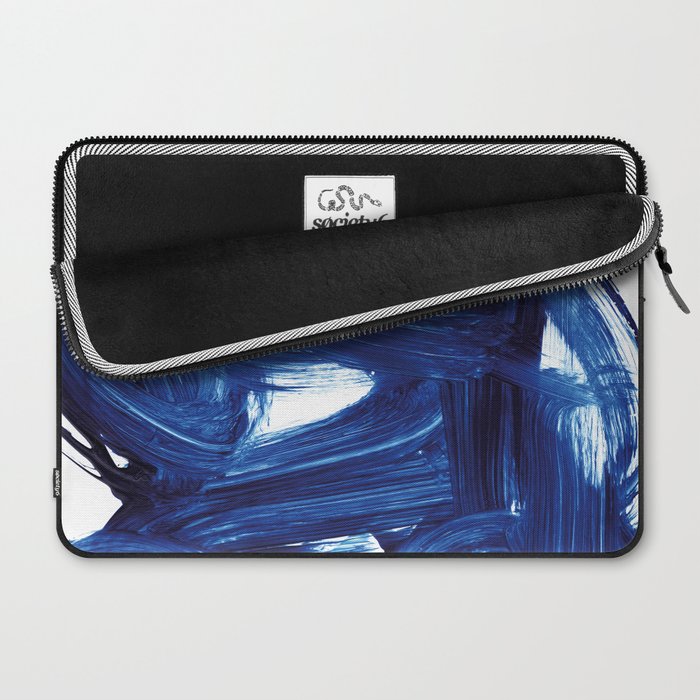 Navy Brush Laptop Sleeve Gallery Image 2