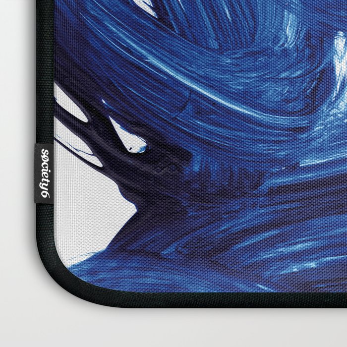 Navy Brush Laptop Sleeve Gallery Image 3