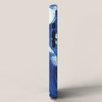Navy Brush iPhone Case Gallery Image 2
