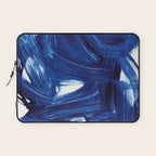 Navy Brush Laptop Sleeve Gallery Image 1