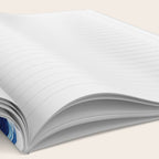 Navy Brush Notebook Gallery Image 2