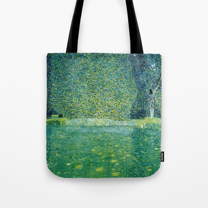 Gustav Klimt , Pond of Schloss Kammer on Attersee Tote Bag Gallery Image 1