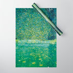 Gustav Klimt , Pond of Schloss Kammer on Attersee Wrapping Paper Gallery Image 1
