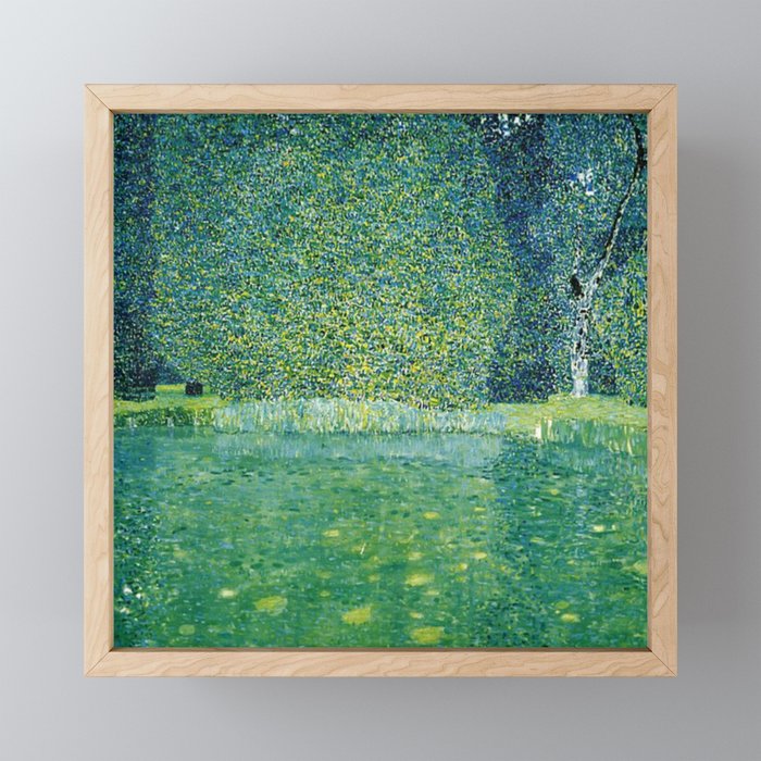 Gustav Klimt , Pond of Schloss Kammer on Attersee Mini Art Print Gallery Image 1