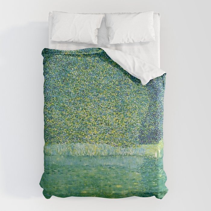 Gustav Klimt , Pond of Schloss Kammer on Attersee Duvet Cover Gallery Image 6