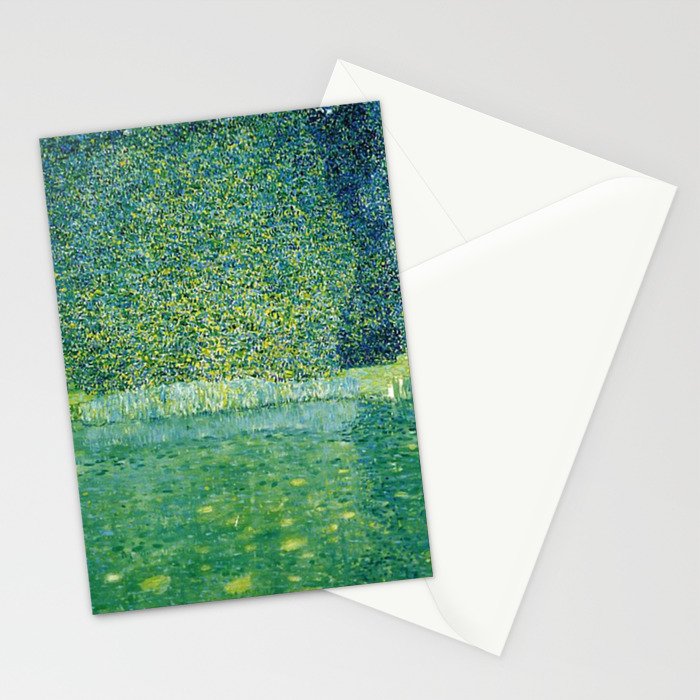 Gustav Klimt , Pond of Schloss Kammer on Attersee Stationery Card Gallery Image 2