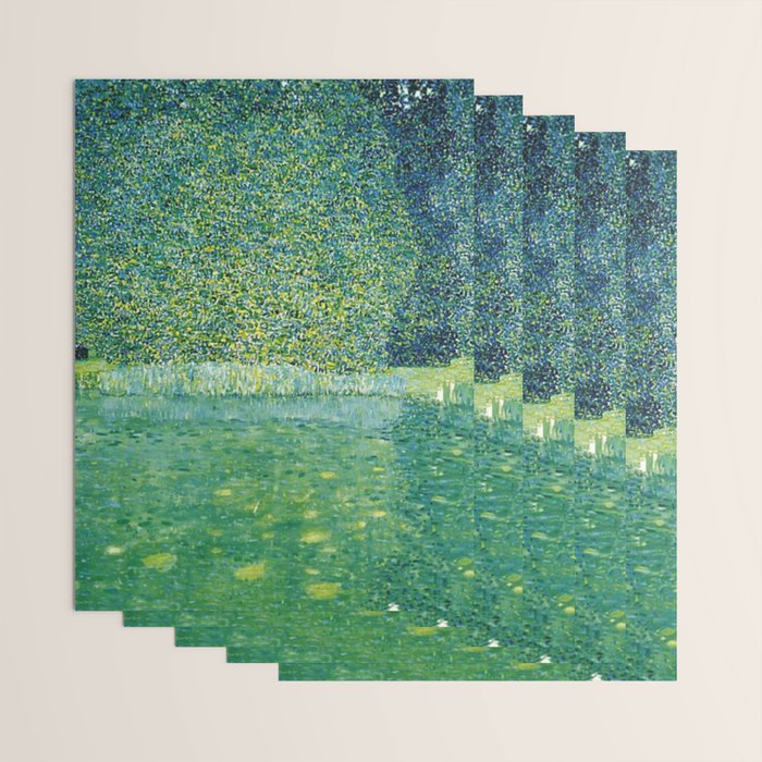 Gustav Klimt , Pond of Schloss Kammer on Attersee Wrapping Paper Gallery Image 3
