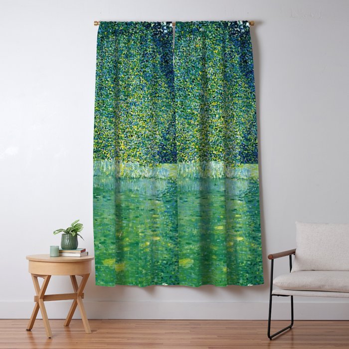 Gustav Klimt , Pond of Schloss Kammer on Attersee Window Curtain Gallery Image 5