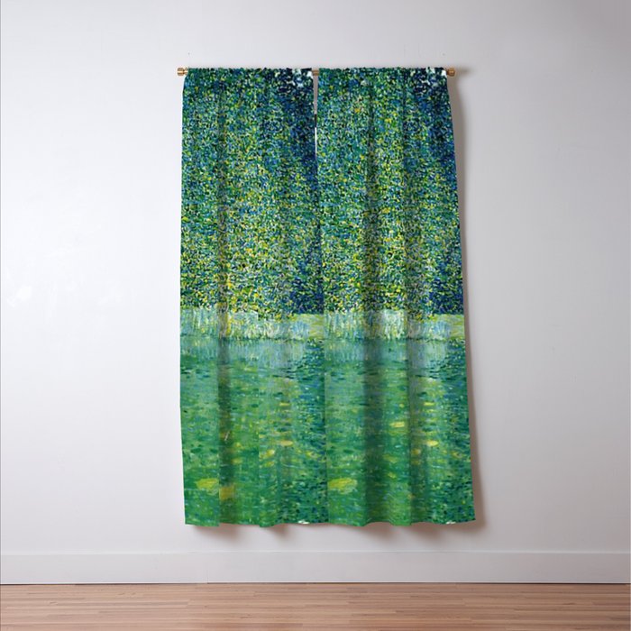 Gustav Klimt , Pond of Schloss Kammer on Attersee Window Curtain Gallery Image 3