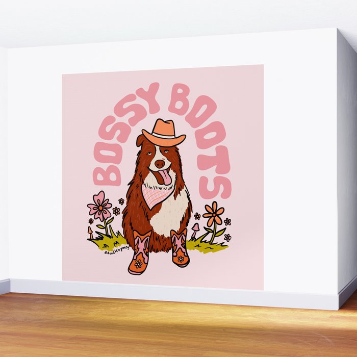 Bossy Boots Wall Mural Gallery Image 2