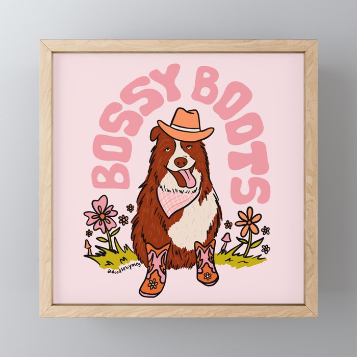 Bossy Boots Mini Art Print Gallery Image 1
