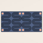 Abstraction_NEW_SUN_BLUE_LINE_POP_ART_Minimalism_0222A Desk Mat Gallery Image 3