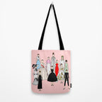 Think Pink Outfits Fashion Audrey Tote Bag Gallery Image 2