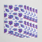 Blue Betta Wrapping Paper Gallery Image 3