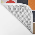Mid-century geometry no4 Bath Mat Gallery Image 2