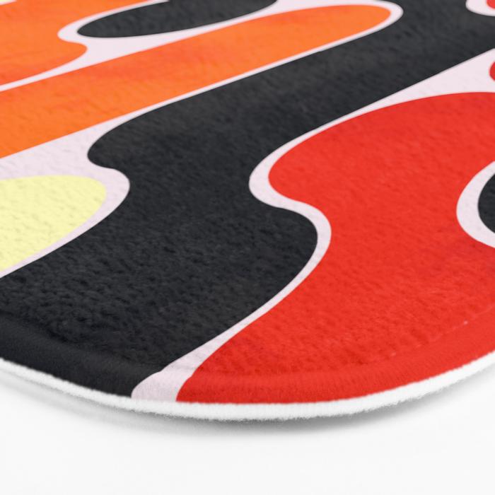 Mid-century geometry no4 Bath Mat Gallery Image 3