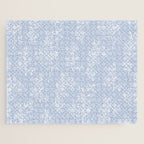 Botanical Cottage Floral Pattern in Soft Light Blue Jigsaw Puzzle Gallery Image 1