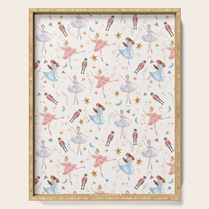 Christmas ballet Serving Tray Gallery Image 1