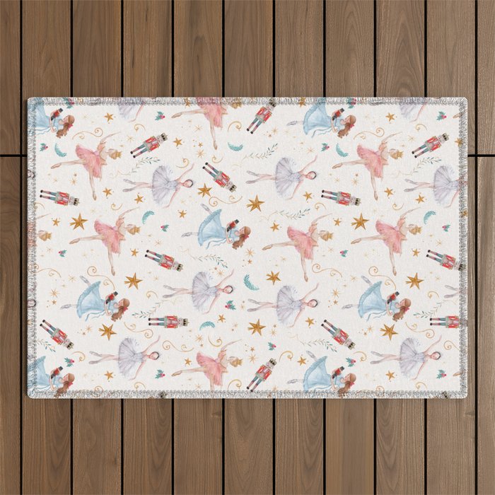 Christmas ballet Outdoor Rug Gallery Image 1