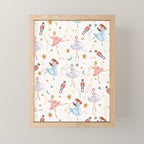 Christmas ballet Mini Art Print Gallery Image 1