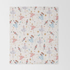 Christmas ballet Throw Blanket Gallery Image 2