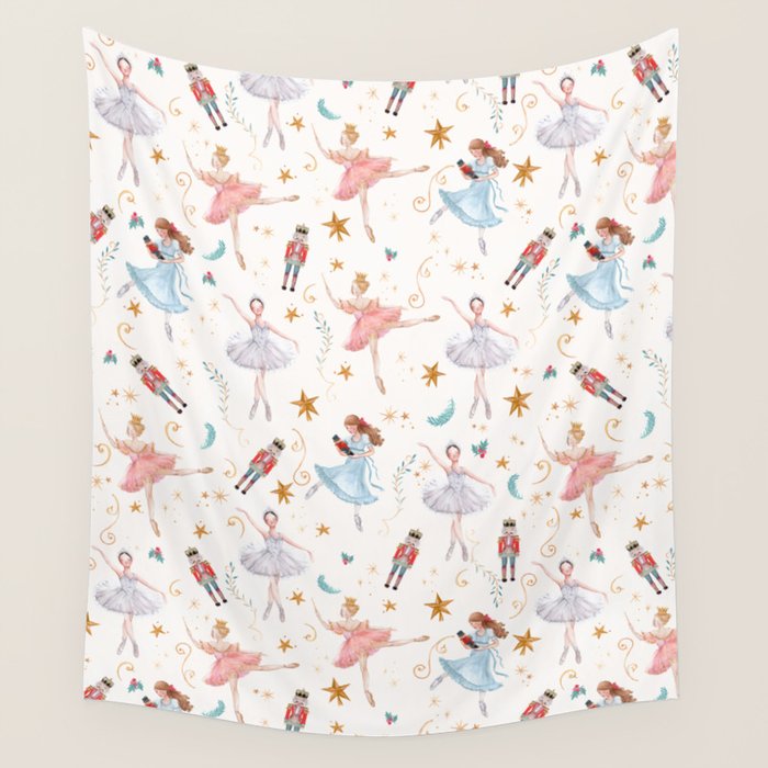 Christmas ballet Wall Tapestry Gallery Image 1