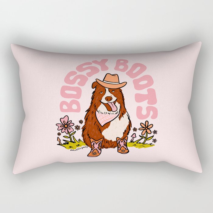 Bossy Boots Rectangular Pillow Gallery Image 2