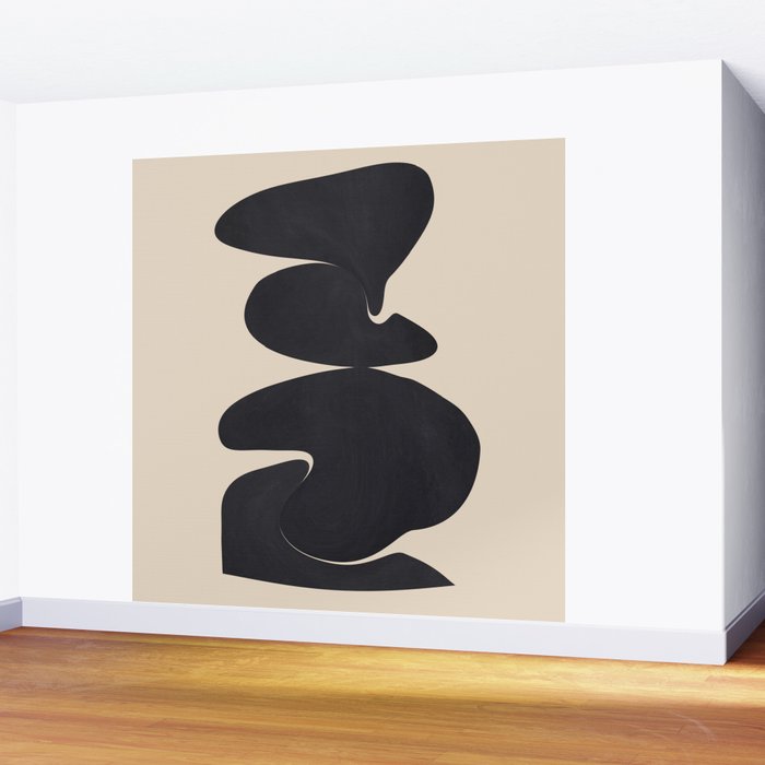 Modern Abstract Shapes 114 Wall Mural Gallery Image 2