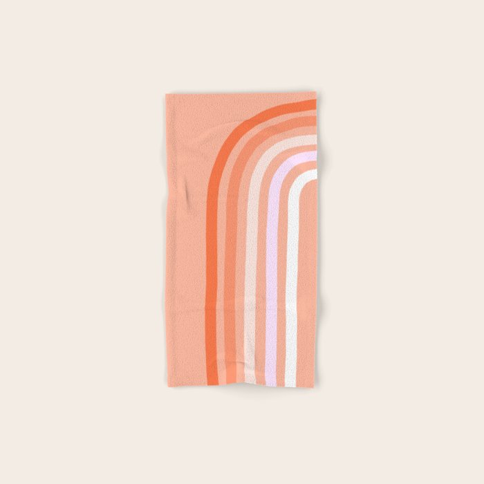 Rise above the Rainbow - Peachy pastels Bath Towel Gallery Image 1