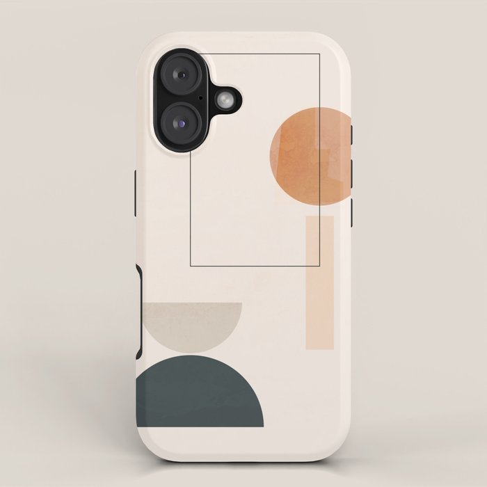 Minimal Abstract Shapes 16 iPhone Case Gallery Image 1
