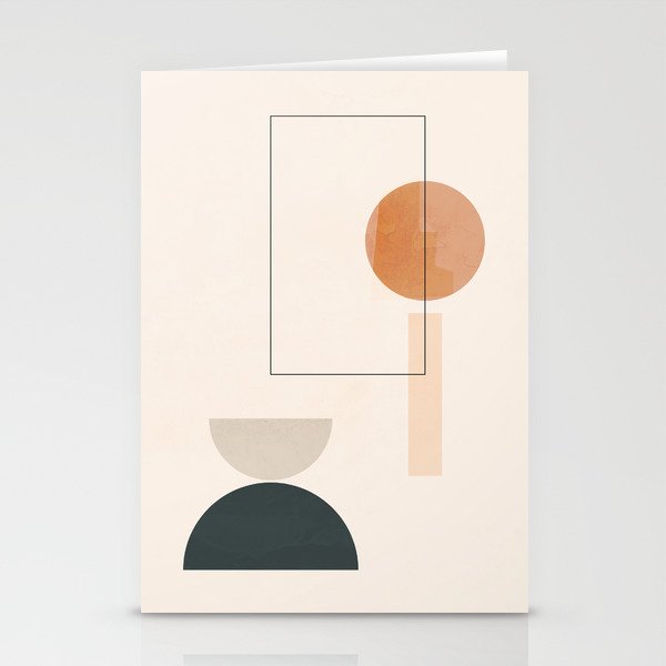 Minimal Abstract Shapes 16 Stationery Card Gallery Image 2