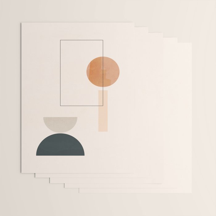 Minimal Abstract Shapes 16 Wrapping Paper Gallery Image 3