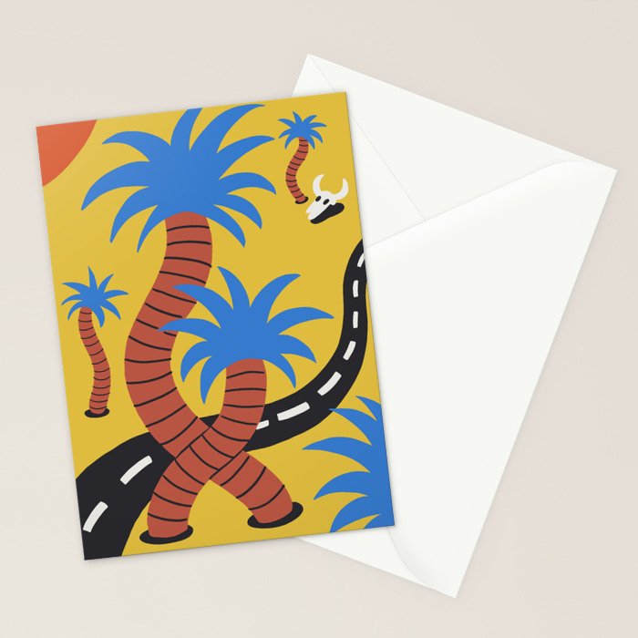 Palmy Road Trippin' Stationery Card Gallery Image 2