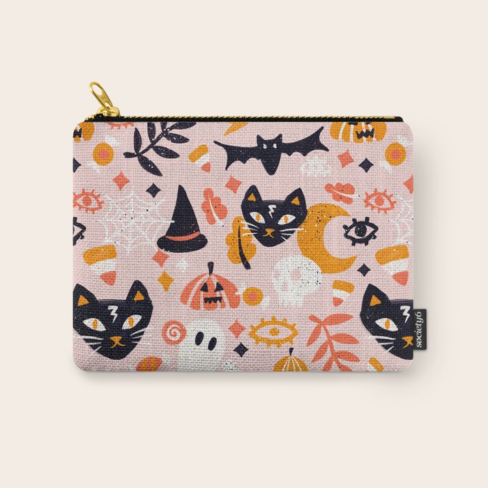 Trick Or Treat Yourself - Blush Carry All Pouch Gallery Image 1