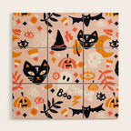 Trick Or Treat Yourself - Blush Wood Wall Art Gallery Image 1