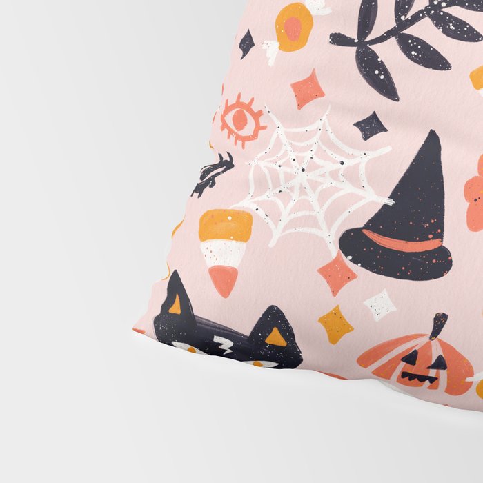 Trick Or Treat Yourself - Blush Pillow Sham Gallery Image 4