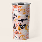 Trick Or Treat Yourself - Blush Travel Mug Gallery Image 1