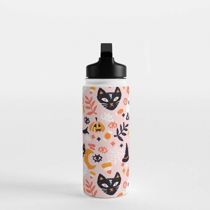 Trick Or Treat Yourself - Blush Water Bottle Gallery Image 3